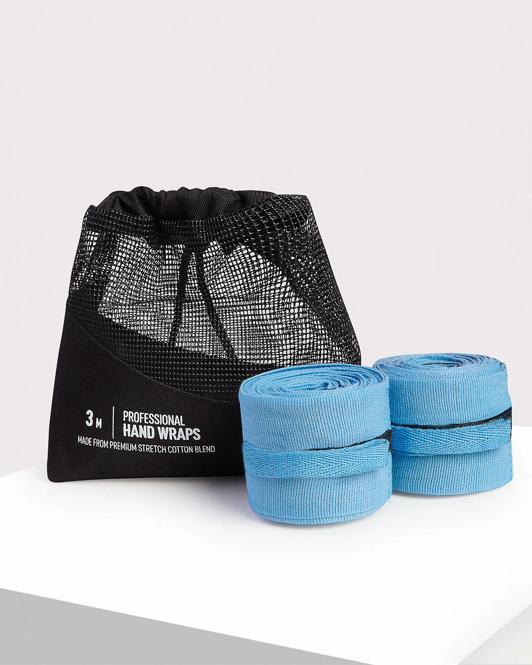 120" BOXRAW Hand Wraps - Blue - Image 3