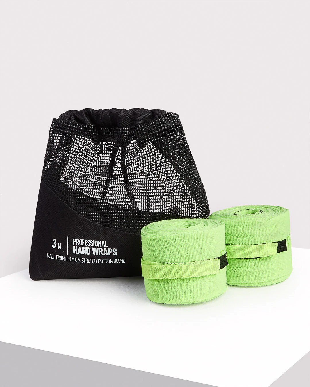 120" BOXRAW Hand Wraps - Green - Image 3