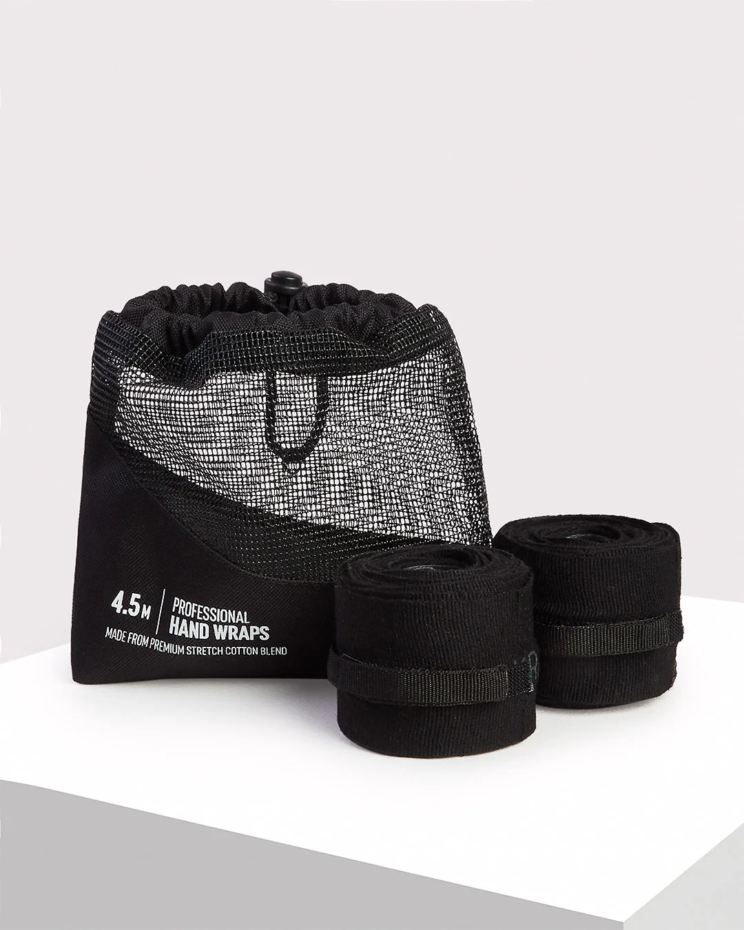 180" BOXRAW Hand Wraps - Black - Image 3