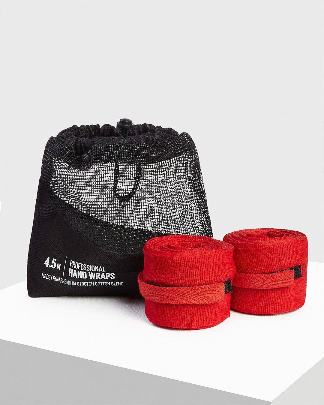 180" BOXRAW Hand Wraps - Red - Image 3