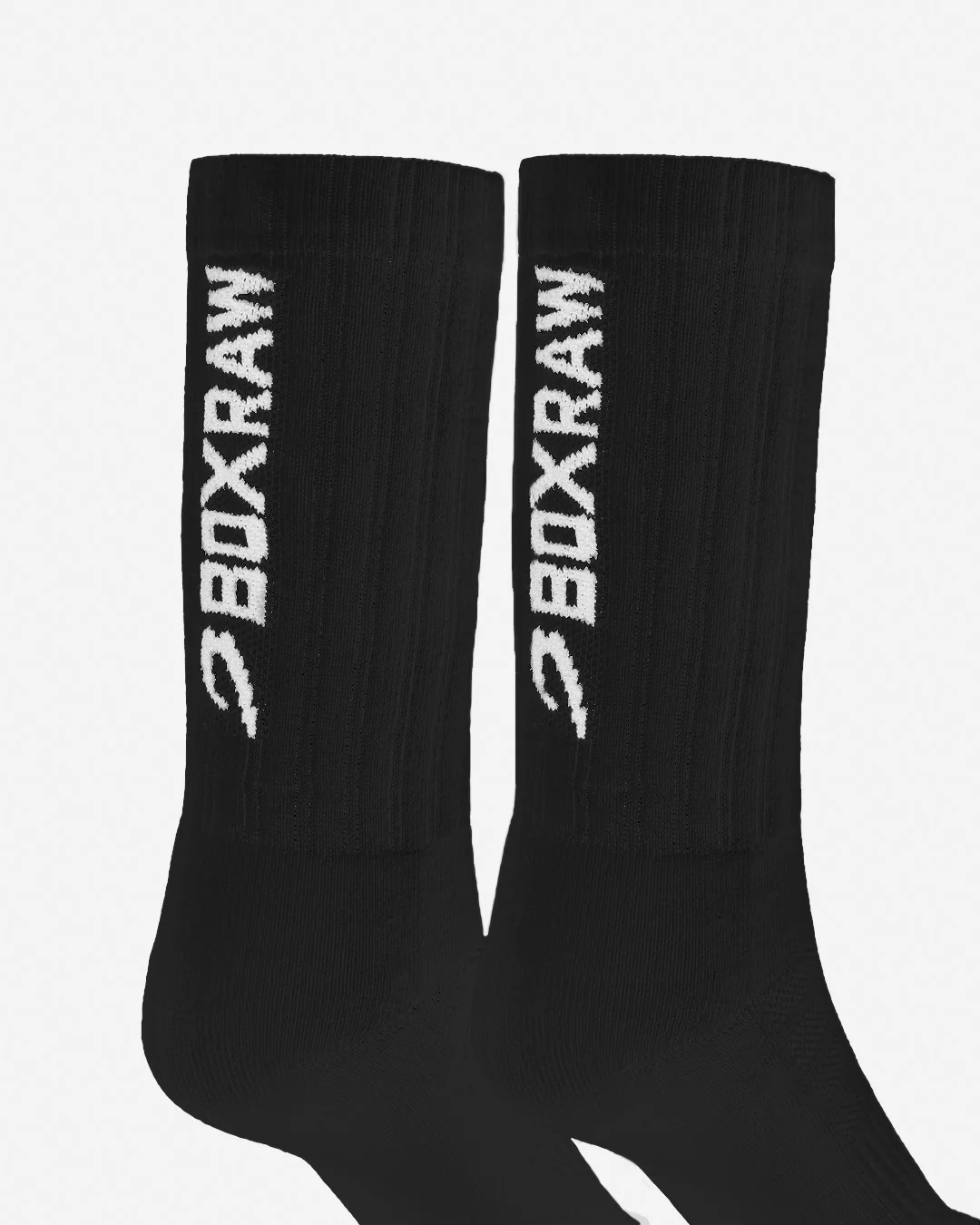 Lineal Crew Socks (3 Pairs) - Black - Image 3