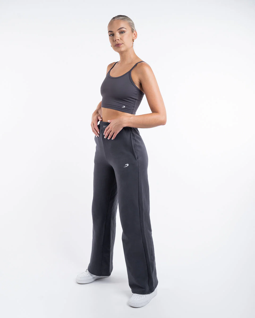 Essentials Tank Bralette - Charcoal - Image 7