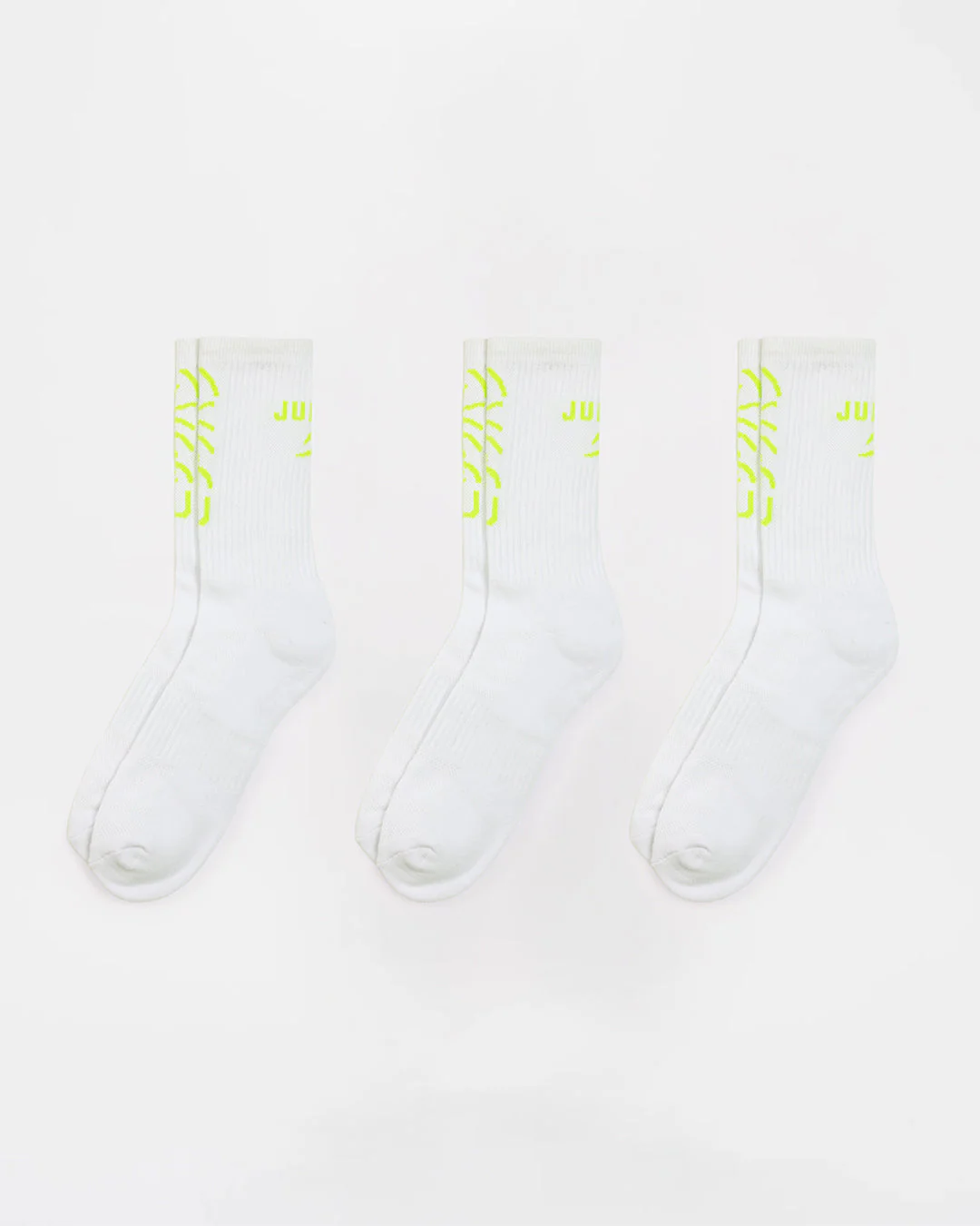 Nakatani x BOXRAW Crew Socks (3 Pairs) - White - Image 6