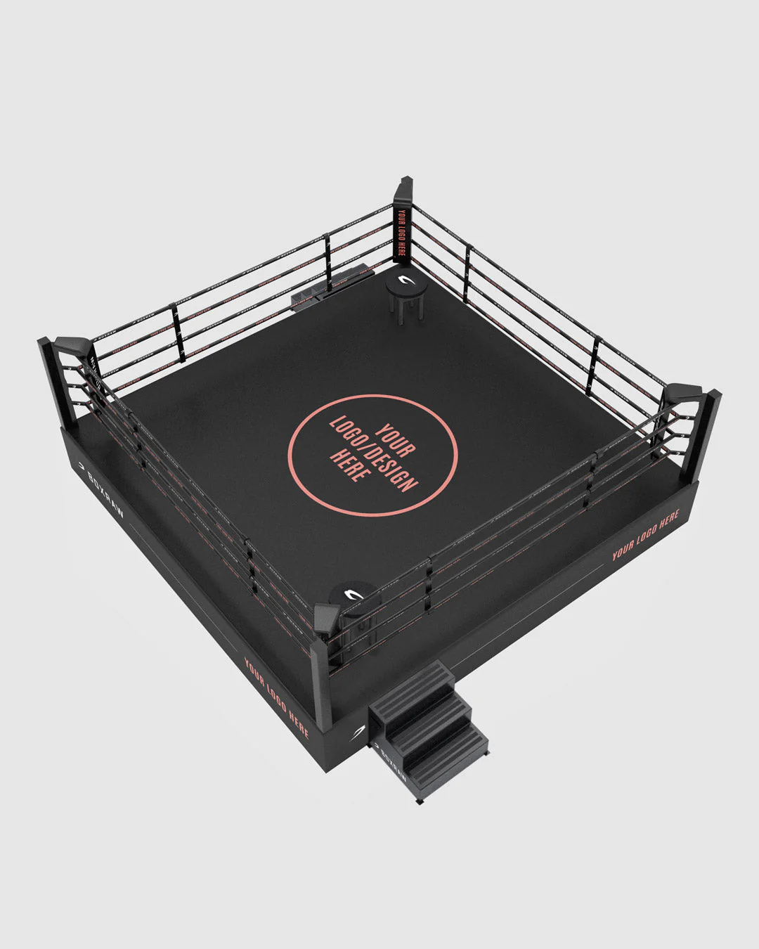 BOXRAW Boxing Ring Canvas & Dressing - Custom Design - Image 3