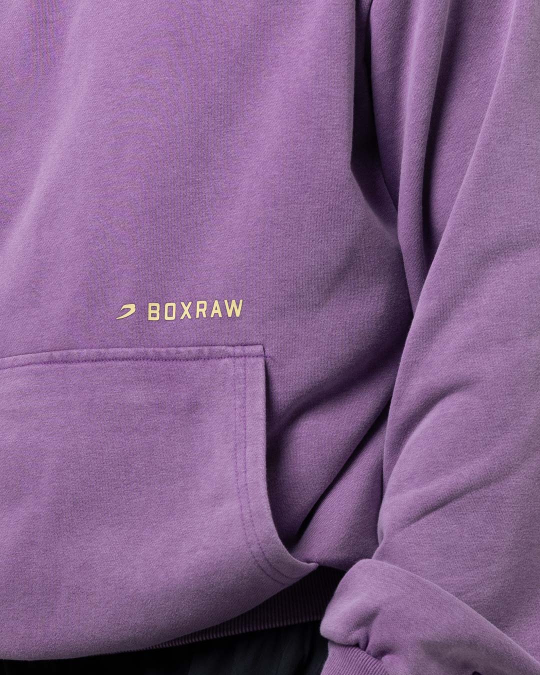 Sparring Club Oversized Hoodie - Washed Purple - Image 7