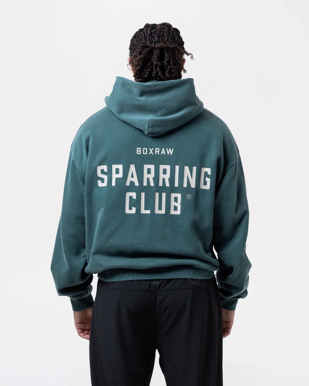Sparring Club Oversized Hoodie - Washed Teal - Image 7