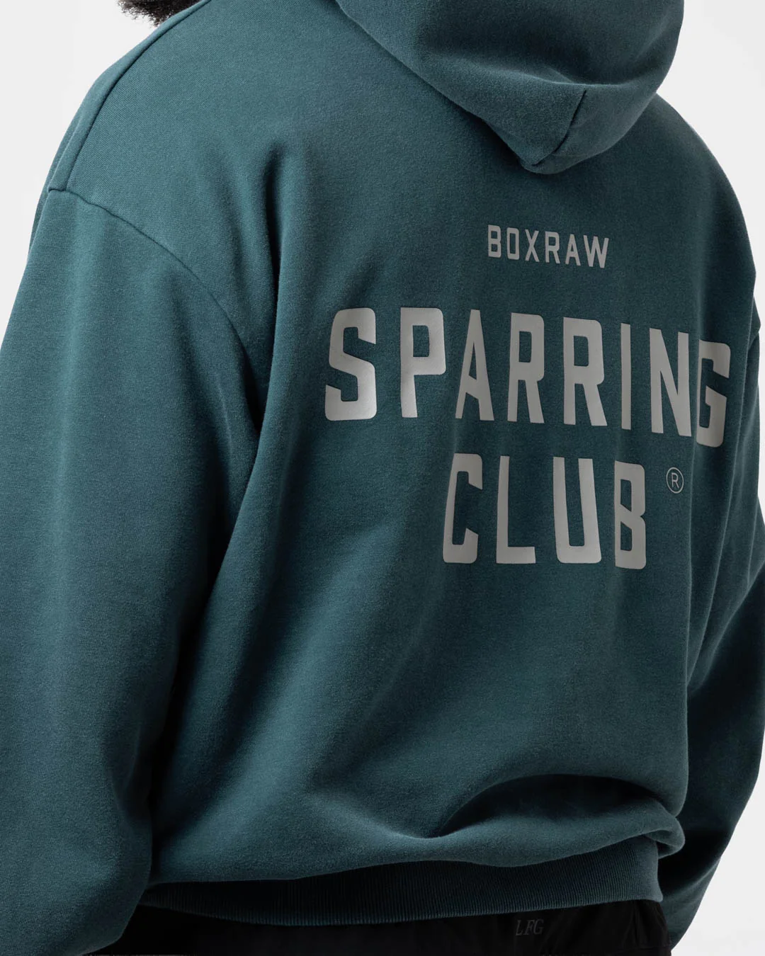 Sparring Club Oversized Hoodie - Washed Teal - Image 9
