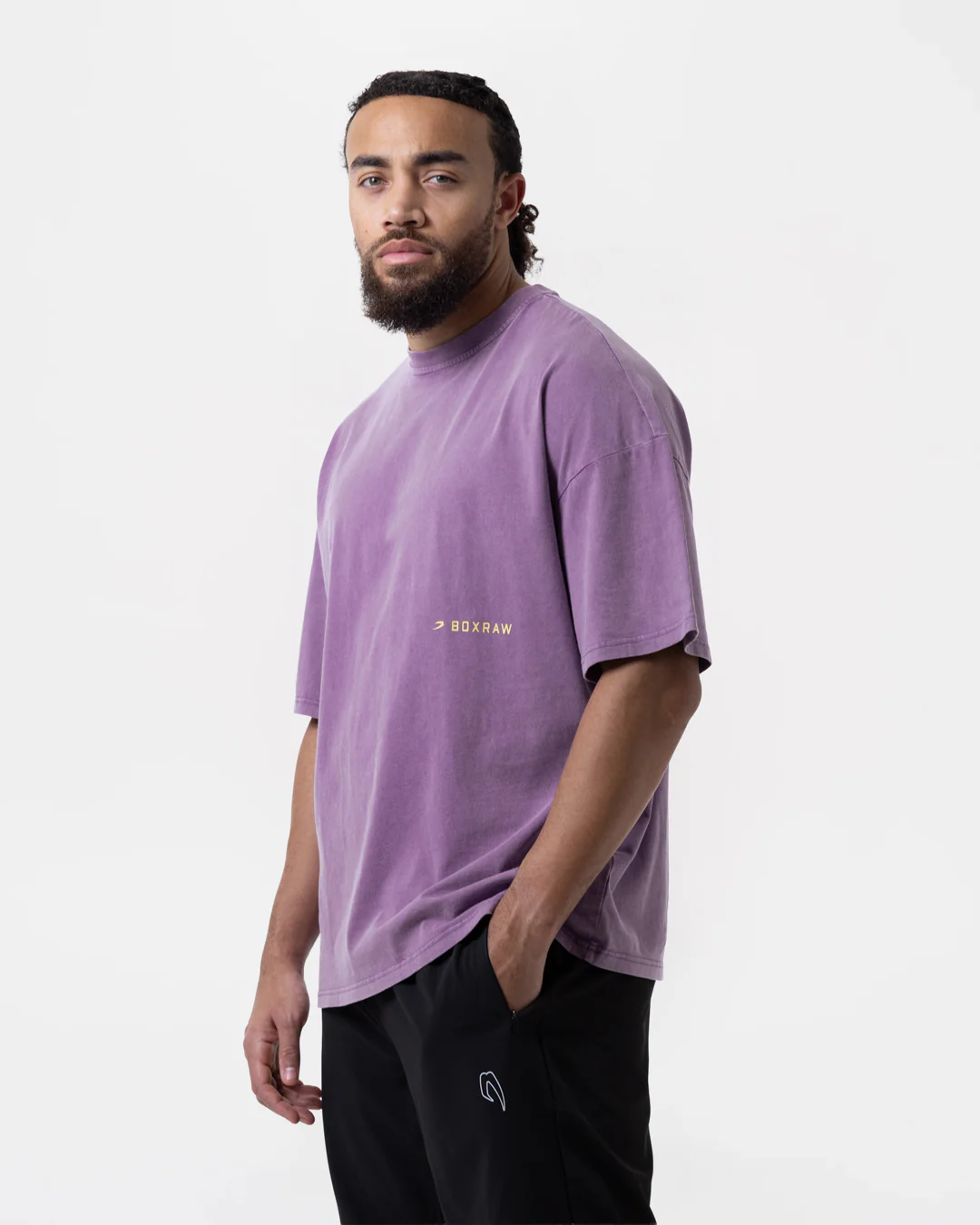 Sparring Club Oversized T-Shirt - Washed Purple - Image 5