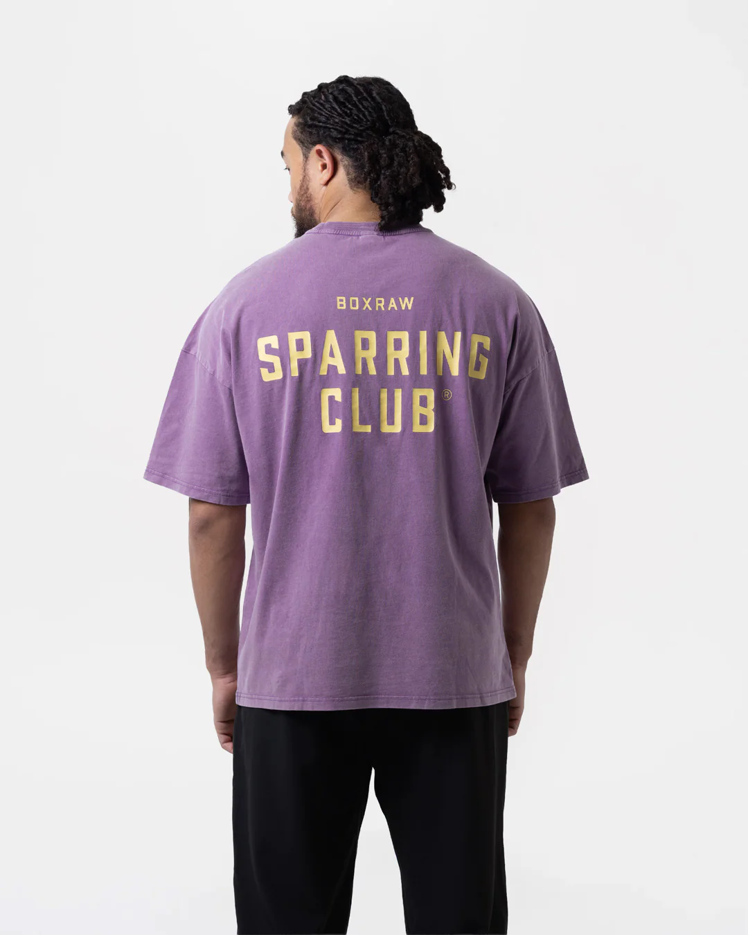Sparring Club Oversized T-Shirt - Washed Purple - Image 6