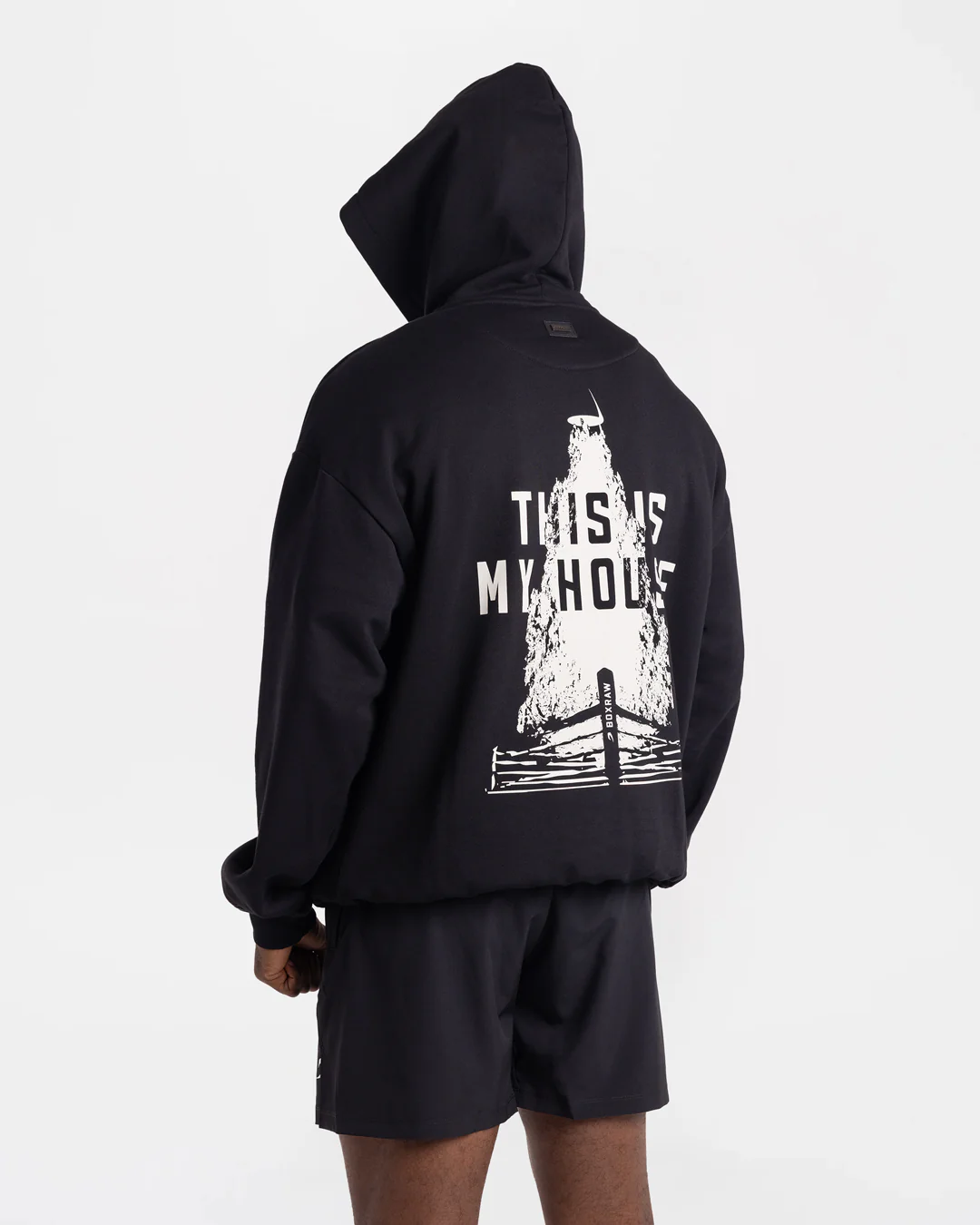 This Is My House Oversized Hoodie - Black - Image 5