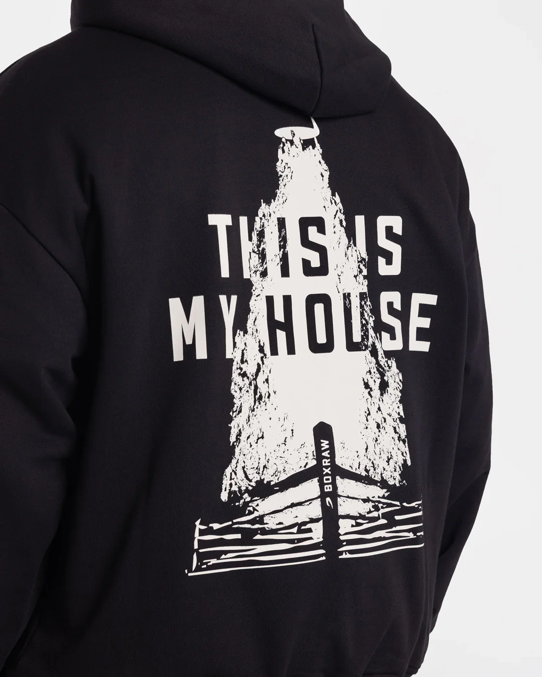 This Is My House Oversized Hoodie - Black - Image 6