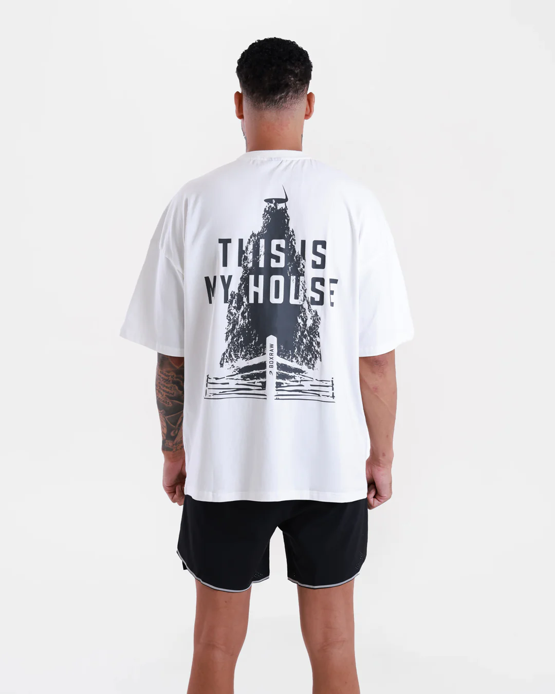 This Is My House Oversized T-Shirt - White - Image 4