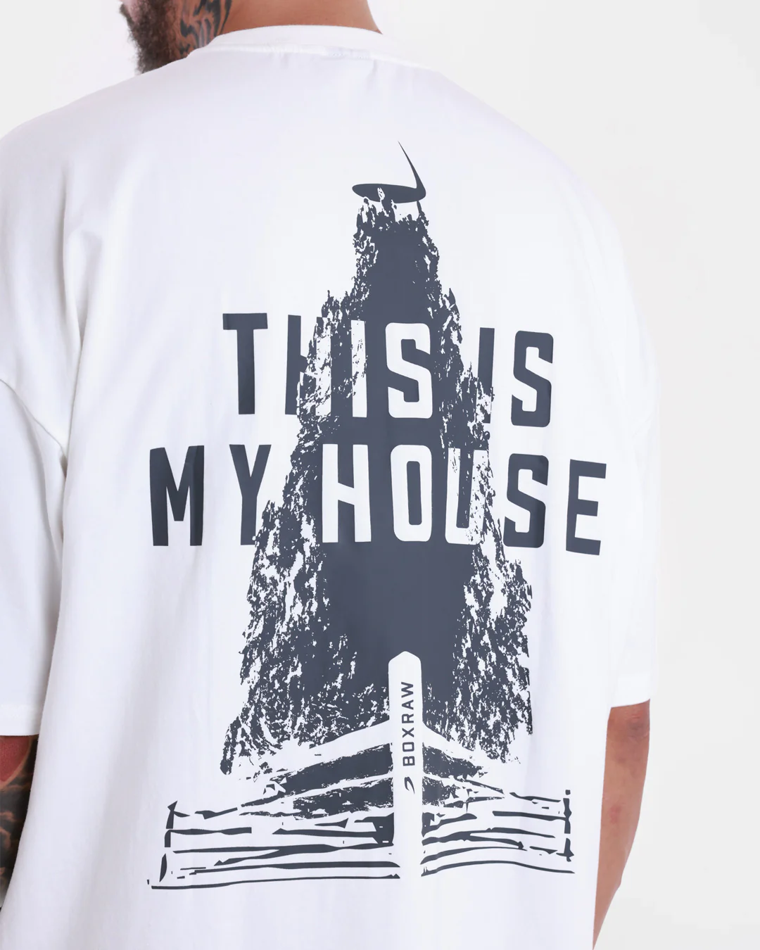 This Is My House Oversized T-Shirt - White - Image 8