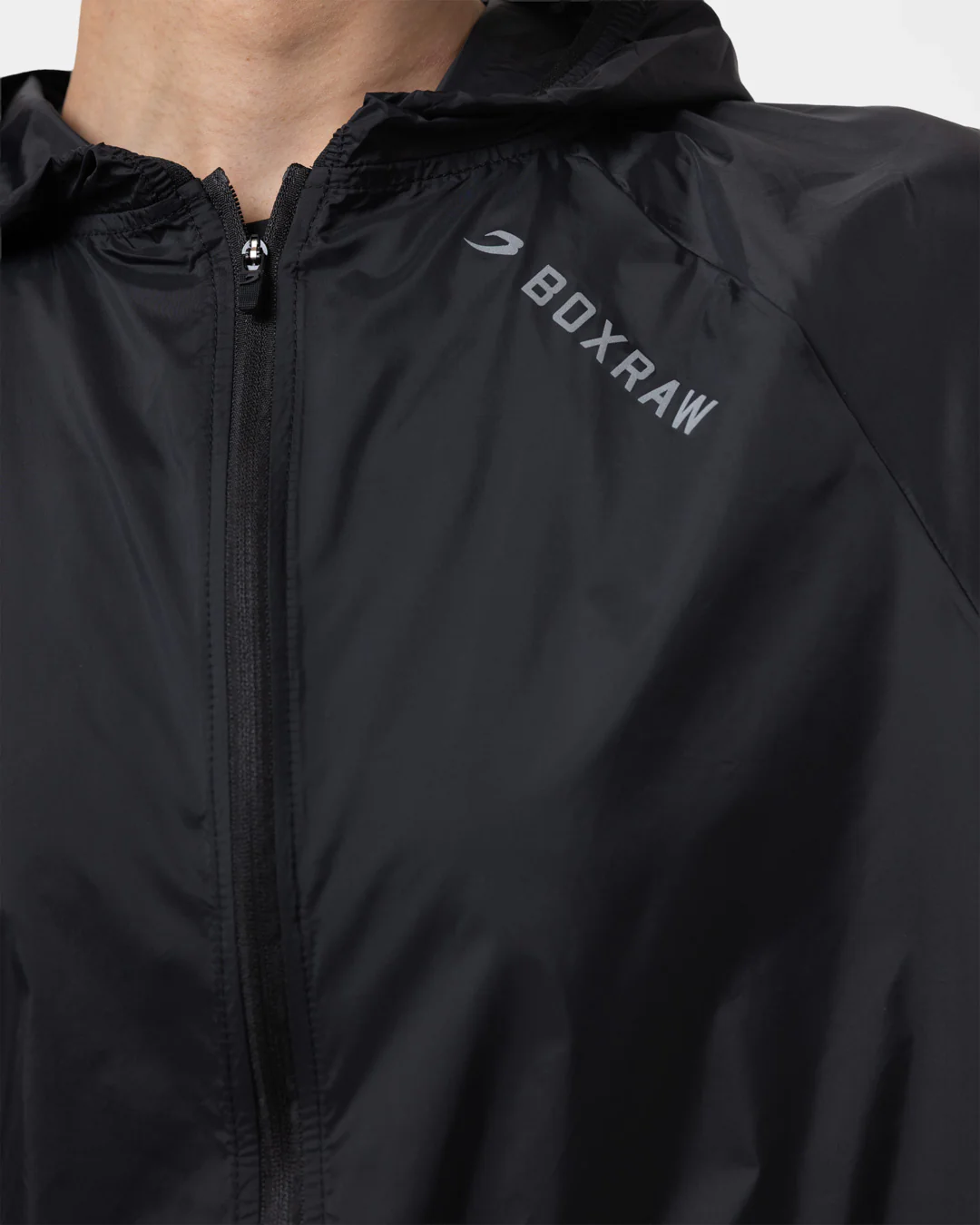 Genaro Zip Up Windbreaker - Black - Image 7