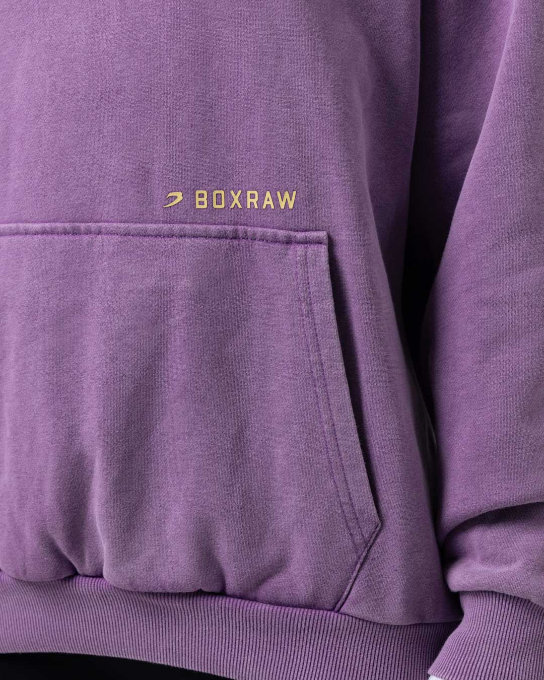 Sparring Club Oversized Hoodie - Washed Purple - Image 7