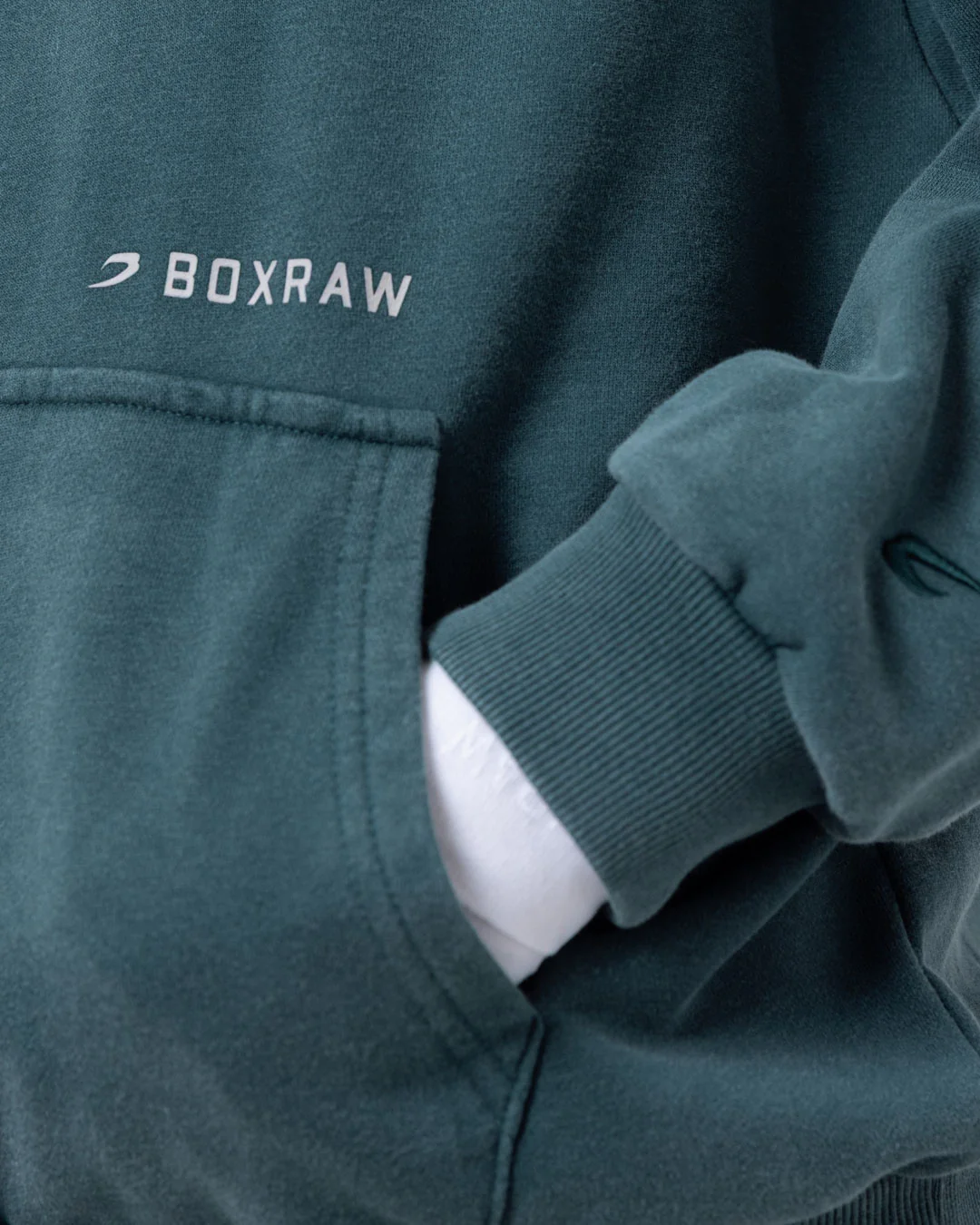 Sparring Club Oversized Hoodie - Washed Teal - Image 6