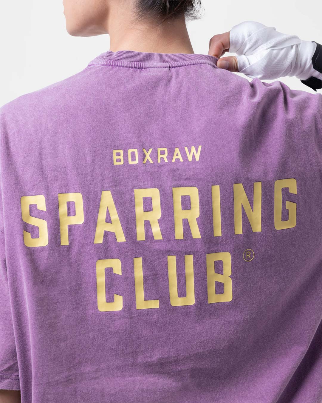 Sparring Club Oversized T-Shirt - Washed Purple - Image 7