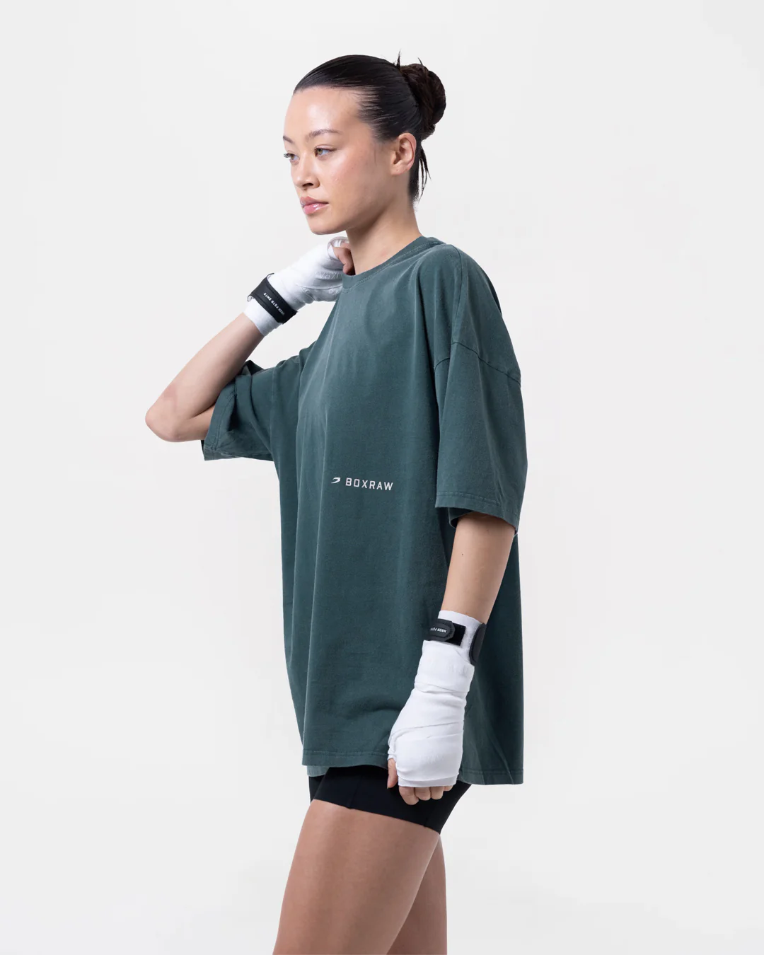 Sparring Club Oversized T-Shirt - Washed Teal - Image 4