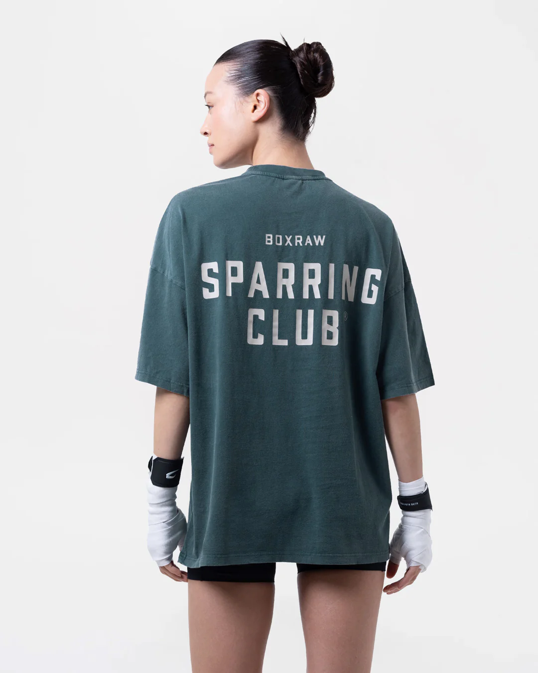Sparring Club Oversized T-Shirt - Washed Teal - Image 5
