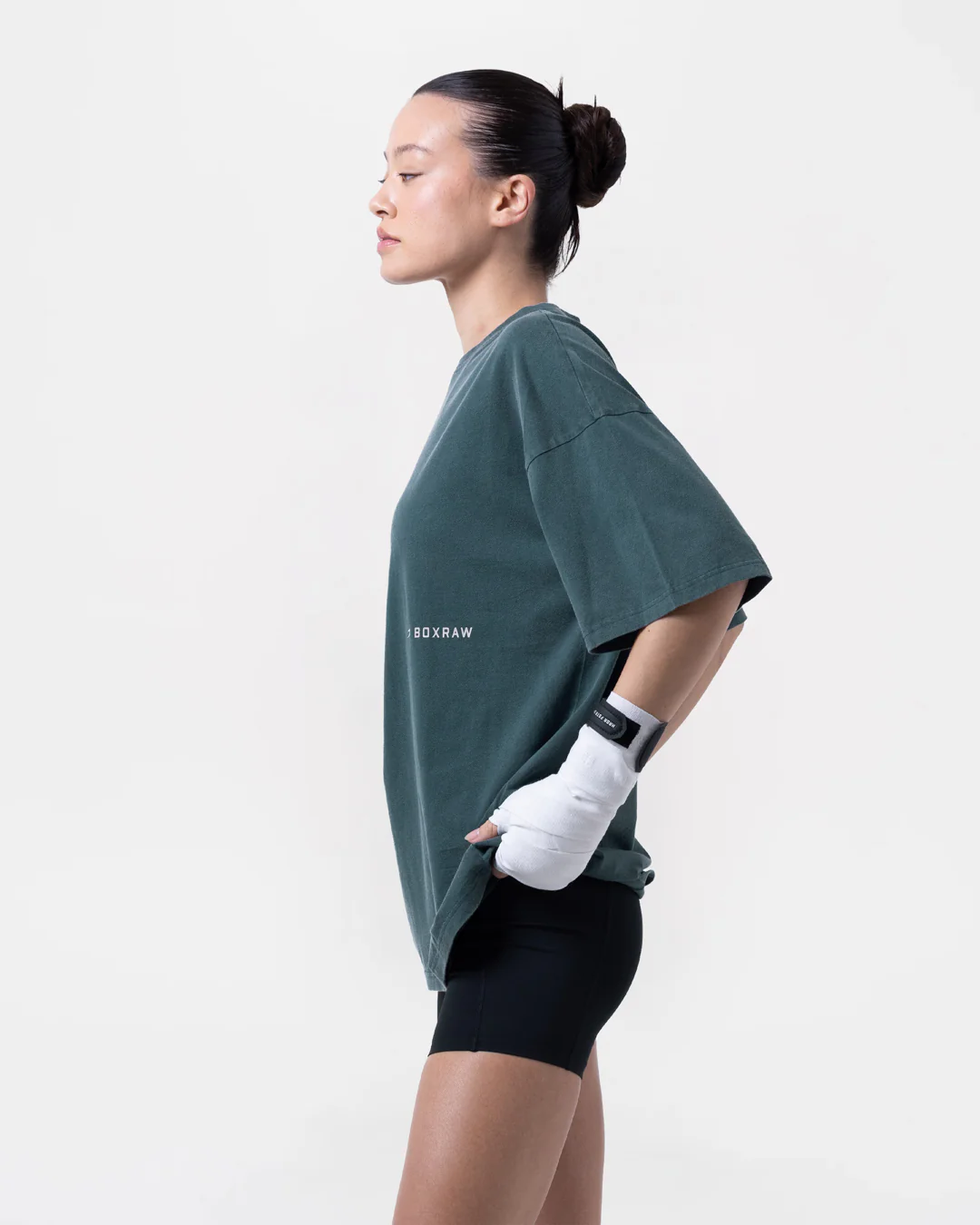 Sparring Club Oversized T-Shirt - Washed Teal - Image 6