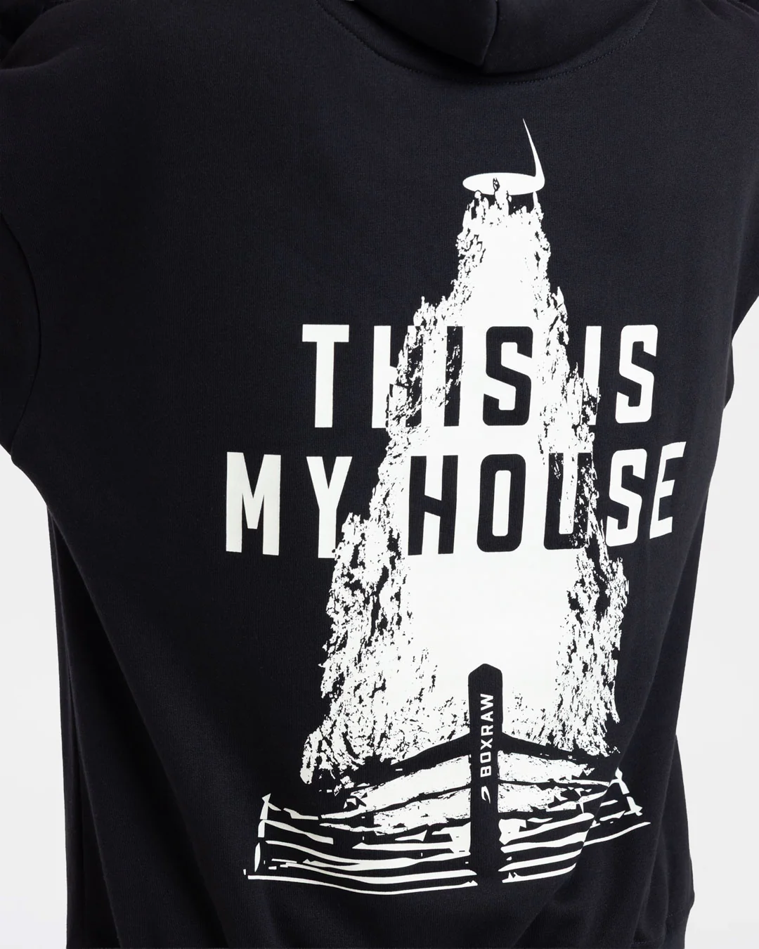 This Is My House Oversized Hoodie - Black - Image 9